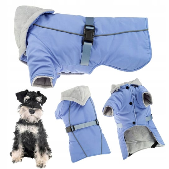 Ubranko dla psa na zimę z ODBLASKIEM ocieplane z kapturem kurtka XXL Inna marka