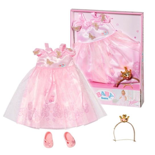 Ubranko Sukienka księżniczki Deluxe dla lalki Baby Born 43 cm ZAPF