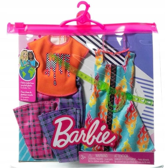 Ubranko ubranie dla lalki Barbie 2 SZT akcesoria Mattel
