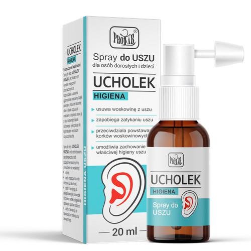 Ucholek, Higiena Spray Do Uszu, 20ml PROLAB