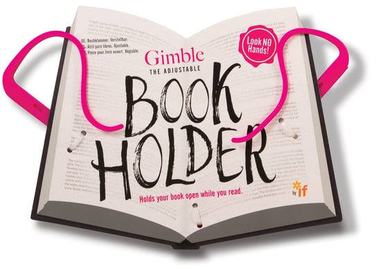 Uchwyt do książki Gimble Book Holder, Różowy IF