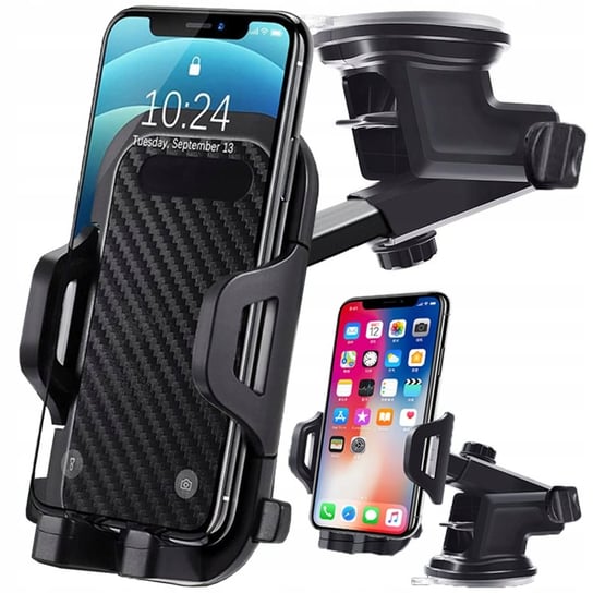 UCHWYT DO SAMOCHODU NA TELEFON NA SZYBĘ KOKPIT DESKĘ MOCNY REGULOWANY 360° ARSA GO