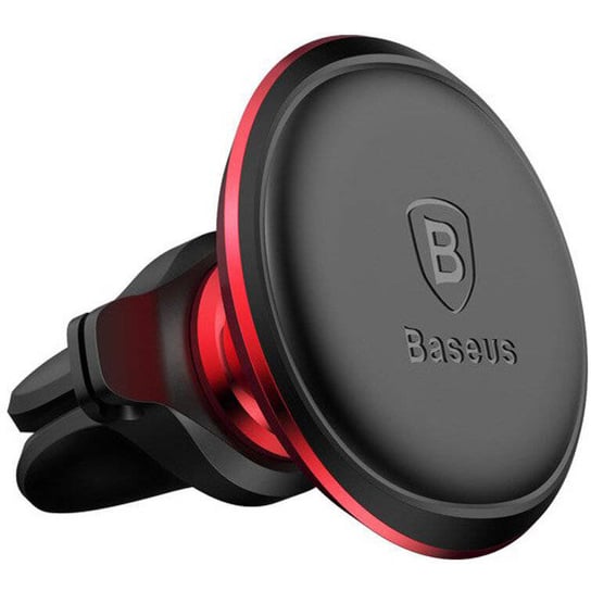 Uchwyt magnetyczny do samochodu na kratkę wentylacyjną Baseus (Overseas Edition) - czerwony Baseus