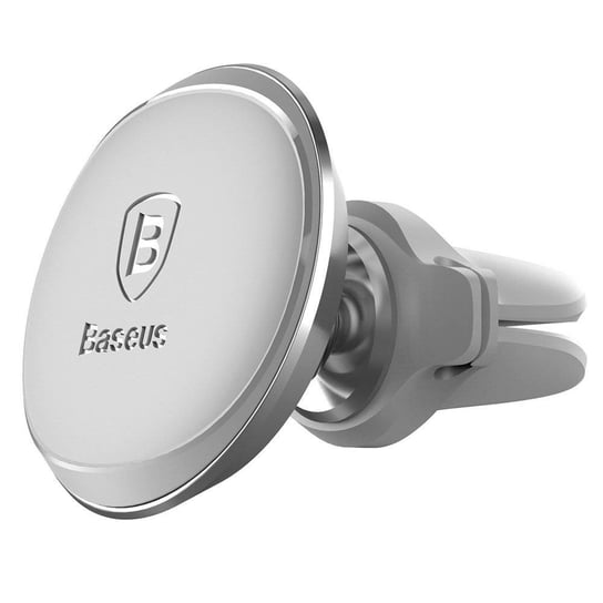 Uchwyt magnetyczny do samochodu na kratkę wentylacyjną Baseus (Overseas Edition) - srebrny Baseus