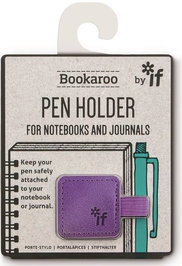 Uchwyt na długopis, Bookaroo Pen holder, fioletowy IF