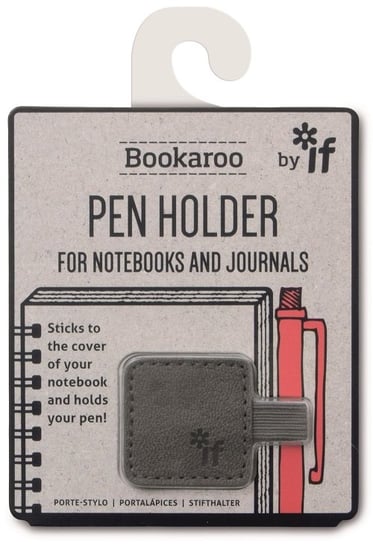 Uchwyt na długopis, Bookaroo Pen holder, szary IF