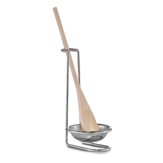 Uchwyt na łyżkę + łyżka drewniana ZELLER, komplet, 18x10 cm Zeller