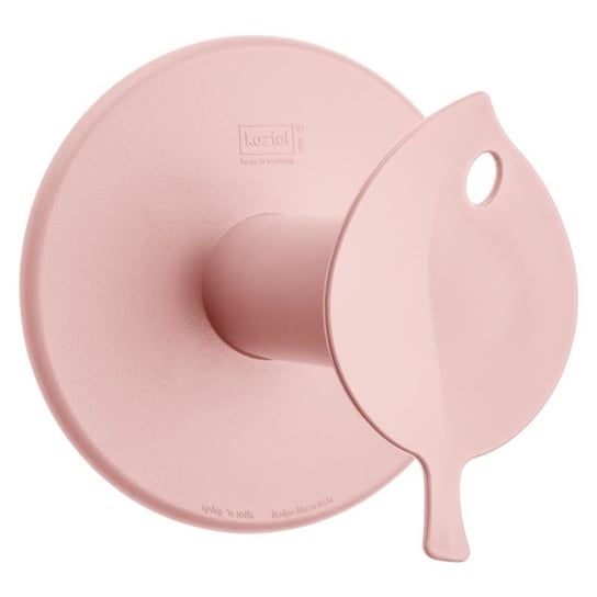 Uchwyt na papier toaletowy KOZIOL Sense, różowy, 13x13 cm Koziol