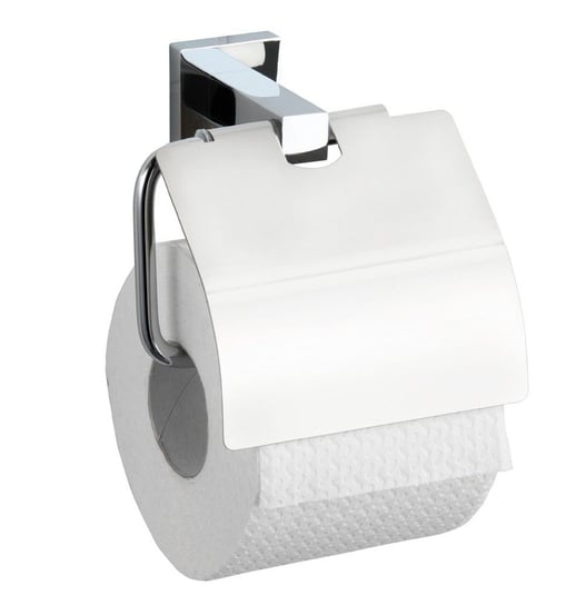 Uchwyt na papier toaletowy Power-Loc WENKO San Remo, srebrny, 7x13x14 cm Wenko