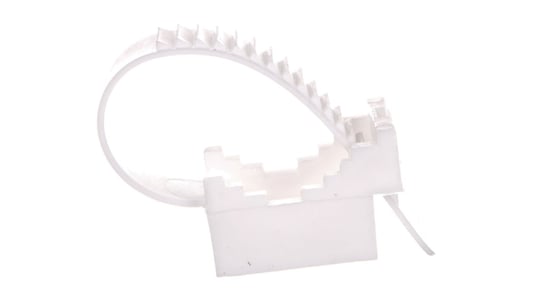 Uchwyt paskowy biały UP-30 12.102 /50szt./ Elektro-Plast Opatówek