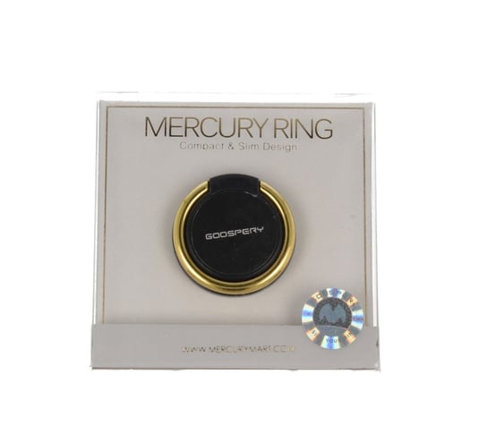 Uchwyt Ring Mercury okrągły czarno-złoty Mercury
