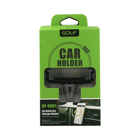 Uchwyt Samochodowy Golf CH01 kolor czarny/szary GOLF