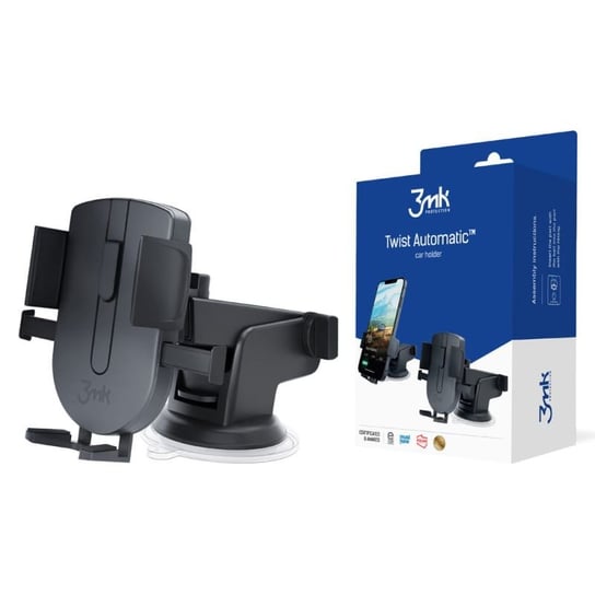 Uchwyt samochodowy na telefon 3mk Twist Car Holder 3MK