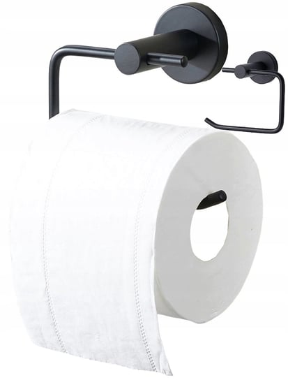 Uchwyt Wieszak na papier Czarny Toaletowy WC Loft Edibazzar