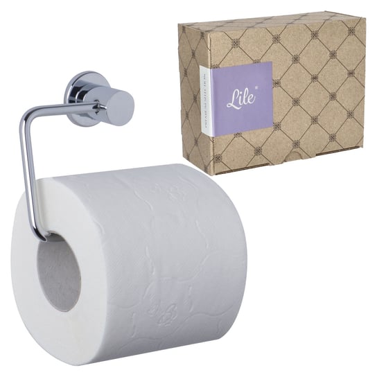 Uchwyt wieszak na papier toaletowy WC ścienny metalowy chrom Lile Starlight Lile