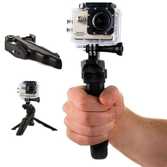 Uchwyt z mini statywem do kamer sportowych GoPro SJCAM czarny GoPro