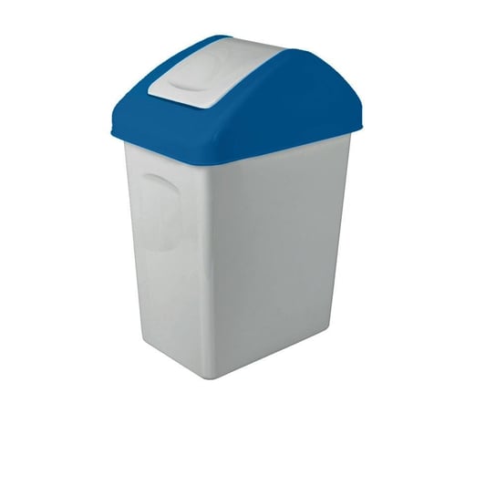 Uchylny kosz na śmieci do segregacji BRANQ, niebieski, 18,6x26,6x37,5 cm BRANQ