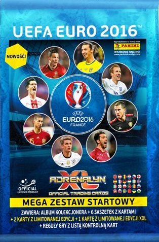 UEFA EURO 2016, Adrenalyn XL, mega zestaw startowy Panini S.p.A