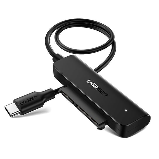 Ugreen adapter przejściówka dysku HDD SSD 2,5'' SATA III 3.0 - USB Typ C 3.2 Gen 1 (SuperSpeed USB 5 Gbps) czarny (70610 CM321) - USB Typ C (męski) uGreen