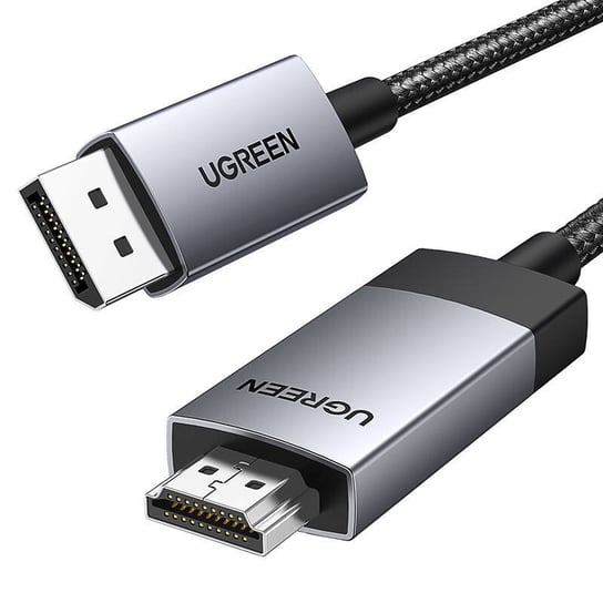 uGreen, Kabel Display Port do HDMI Ugreen DP119 4K, 1m, jednokierunkowy uGreen