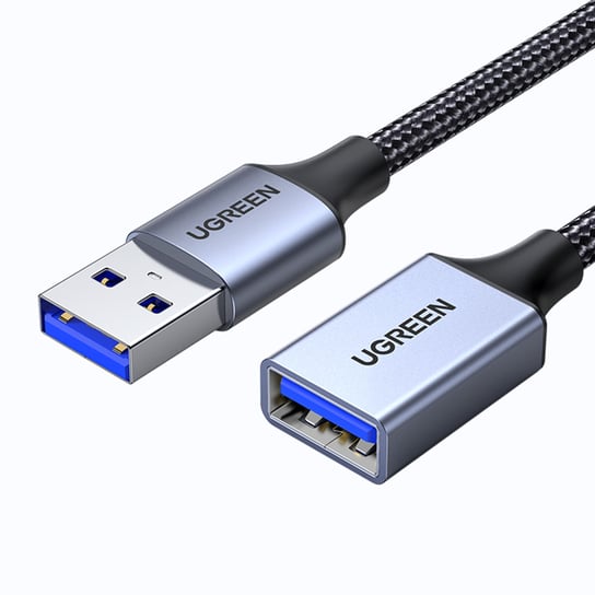 Ugreen kabel przedłużacz adapter USB (męski) - USB (żeński) 3.0 5Gb/s 1m szary (US115) uGreen
