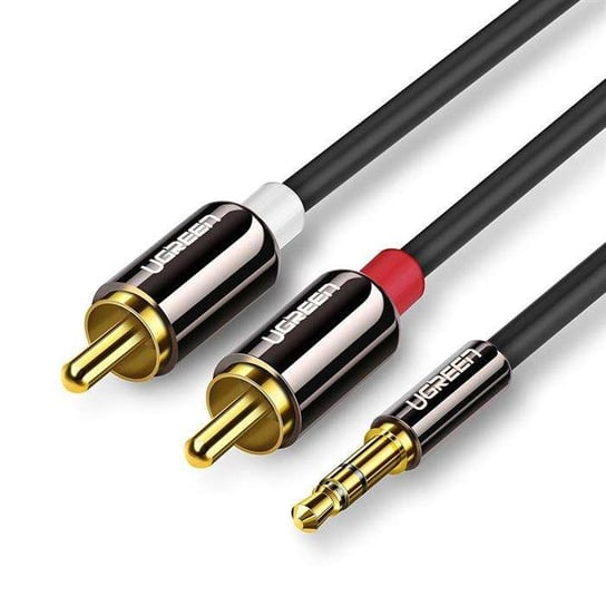 Ugreen kabel przewĂłd audio 3,5 mm mini jack - 2RCA 3m czarny (10590) uGreen