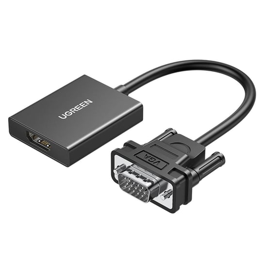 Ugreen kabel przewód adapter VGA (męski) - HDMI (żeński) 0.15m czarny (CM513) uGreen