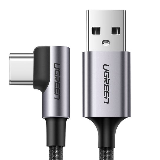 Ugreen kątowy kabel przewód USB - USB Typ C 2m 3A szary (50942) uGreen