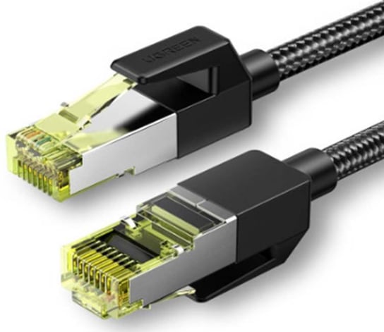 UGREEN NW150 Kabel sieciowy w oplocie, Ethernet RJ45, Cat.7, F/FTP, 3m (czarny) uGreen