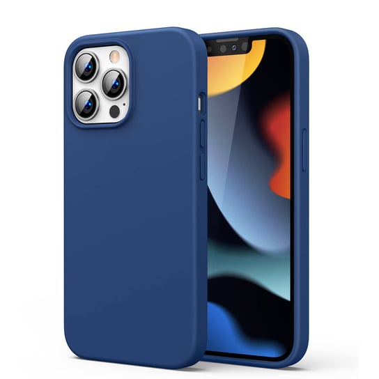 Ugreen Protective Silicone Case gumowe elastyczne silikonowe etui pokrowiec iPhone 13 Pro Max niebieski uGreen