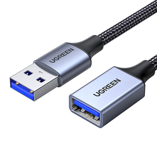 Ugreen przedłużacz adapter kabel przewód USB (męski) - USB (żeński) 3.0 5Gb/s 2m szary (US115) uGreen