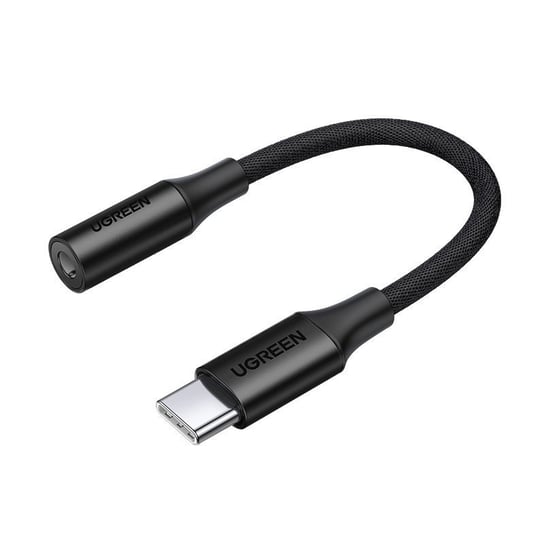 Ugreen przejściówka do słuchawek z 3,5 mm mini jack na USB-C 10 cm czarny (AV161 50631) Inna marka