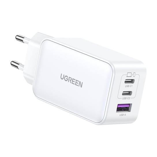 Ugreen szybka ładowarka sieciowa GaN 65W USB-A / 2x USB-C uGreen