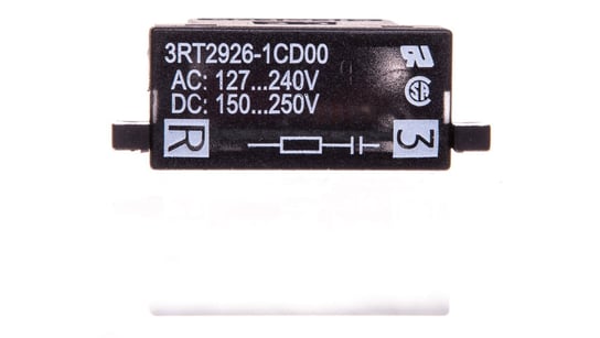 Układ tłumiący RC 127-240V AC 150-250V DC ze wkaźnikiem LED S0 3RT2926-1CD00 Siemens