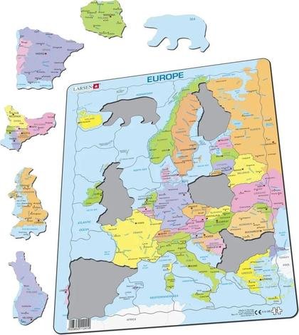 Układanka Mapa Europa polityczna Maxi Inna marka