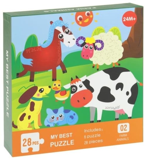 Układanka Puzzle Drewniane 504363 Mix Nobo Kids