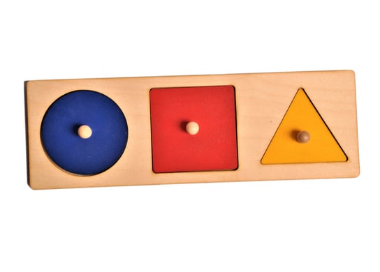 Układanka Trzy Figury Montessori / Pierwsze Puzzle Inna marka