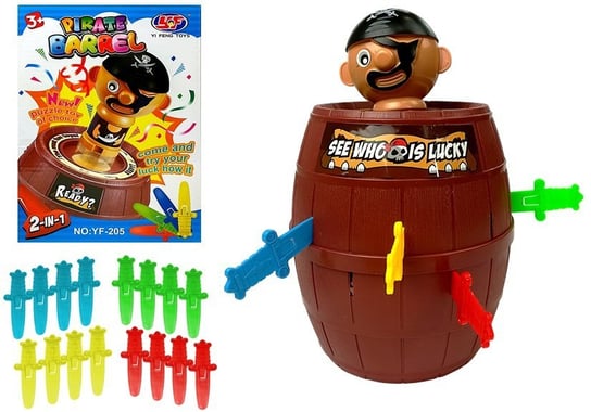 Ukłuj Pirata, Wyskakujący Pirat, gra zręcznościowa, Lean Toys Lean Toys