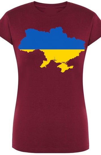 Ukraina Granice Flaga Damski T-Shirt Rozm.XXL Inna marka