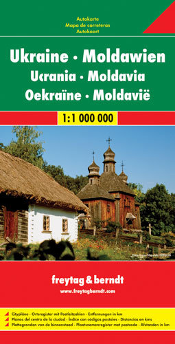 Ukraina, Mołdawia. Mapa 1:1 000 000 Opracowanie zbiorowe