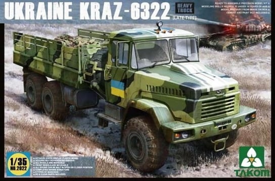Ukraine Kraz-6322 1:35 Takom 2022 Takom
