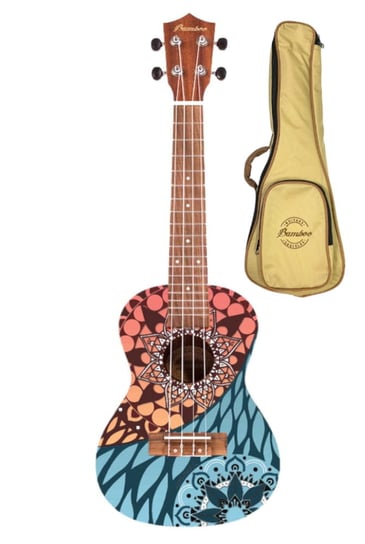 Ukulele koncertowe Bamboo BU-23 Kani z pokrowcem Bamboo