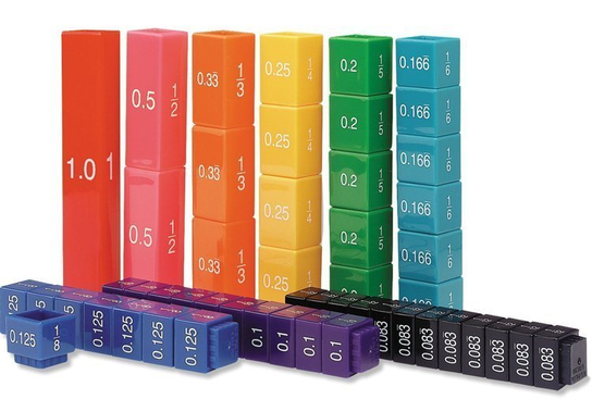 Ułamki - bloki Learning Resources