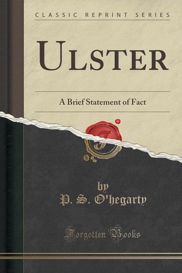 Ulster O'hegarty P. S.