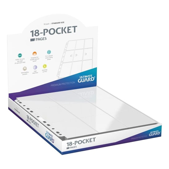Ultimate Guard 18-Pocket Pages Side-Loading (50) - White - Inna marka ...