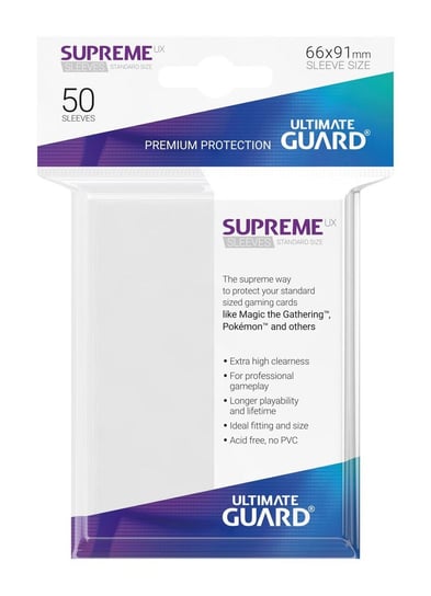 Ultimate Guard Koszulki Supreme UX Standard Białe 50szt. Inny producent