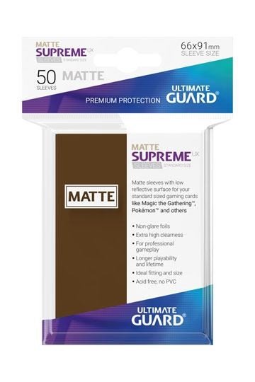 Ultimate Guard Koszulki Supreme UX Standard Matte Brązowe 50szt. Inny producent