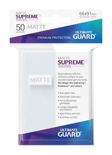 Ultimate Guard Koszulki Supreme UX Standard Matte Frosted 50szt. Inny producent