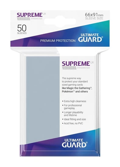 Ultimate Guard Koszulki Supreme UX Standard Transparent 50szt. Inny producent