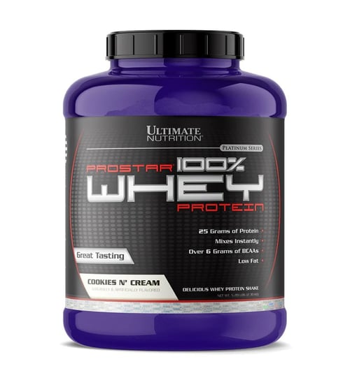 Ultimate PROSTAR Whey Protein 2390g Cookies Cream Ultimate